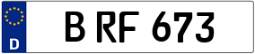 Truck License Plate